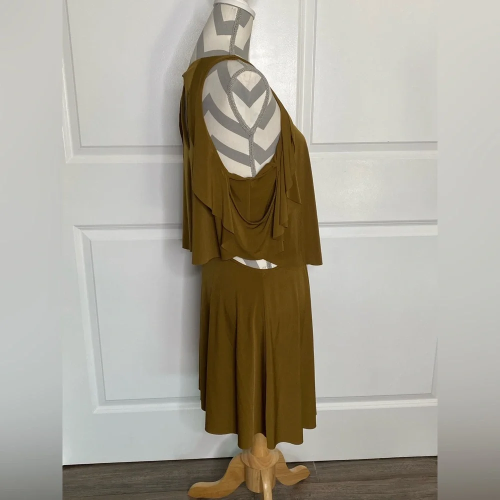 Zara Large Cold Shoulder Cutout Dress - Picture 4 of 10